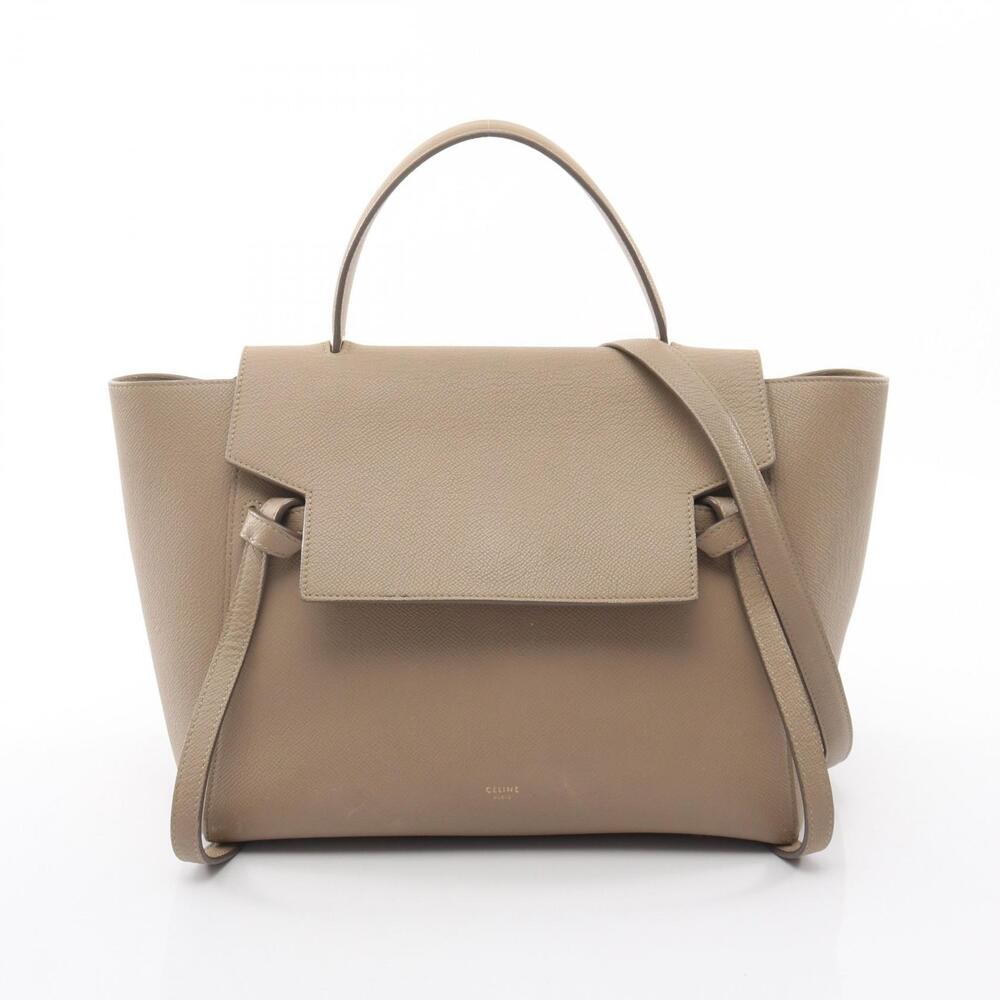 Celine BELT BAG Handbag Leather Beige